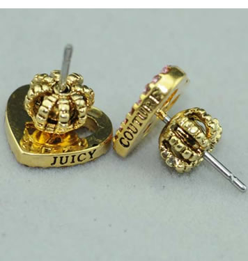 Juicy Couture Pink Heart Earrings