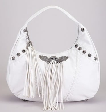A&G Rock Daisy Handbag in White