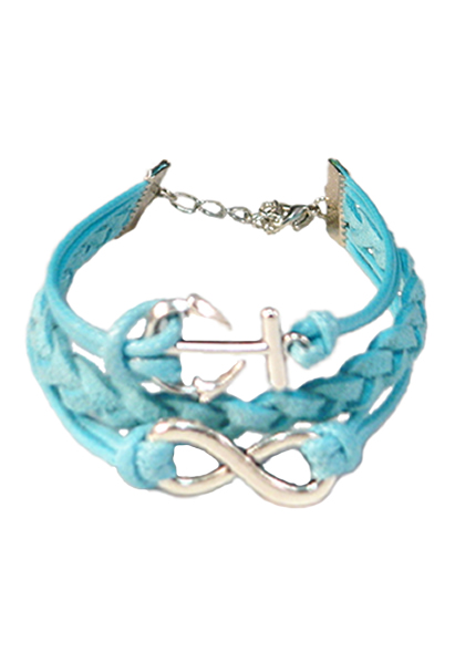 Anchor & Infinity Braided Bracelet