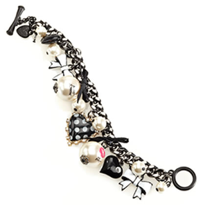 BETSEY JOHNSON Charm Toggle Bracelet