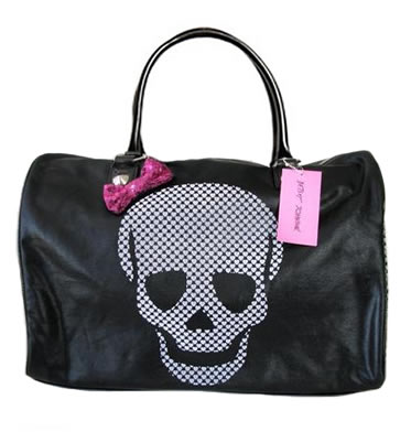 BETSEY JOHNSON Glamour Skull Weekender