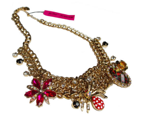 Betsey Johnson Spider Flower Necklace