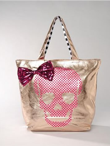 BETSEYVILLE by BETSEY JOHNSON Glamour Skull Shopper Bag