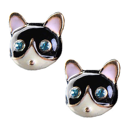 Cat Stud Earrings