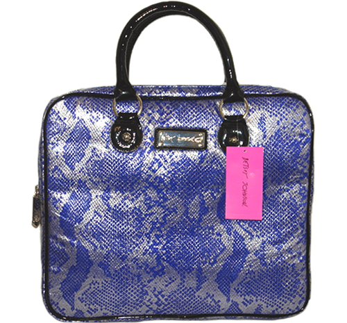 BETSEY JOHNSON Metallic Python Laptop Case