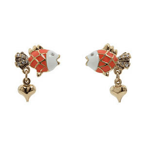 Goldfish Stud Earrings