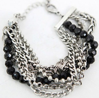 Multi-Layer Mixed Chain Bracelet