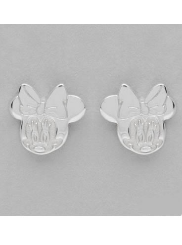 Disney Couture Minnie Mouse Sterling Silver Earrings