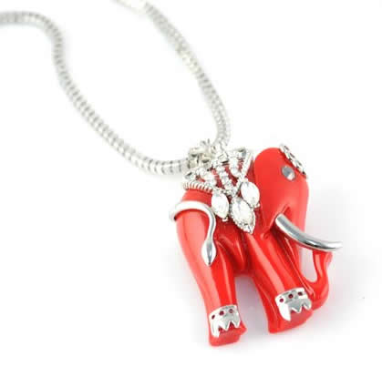 Elephant Pendant Necklace