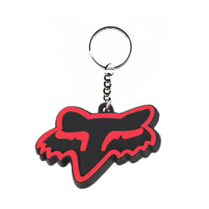 Fox Motorcross Keyring in Red