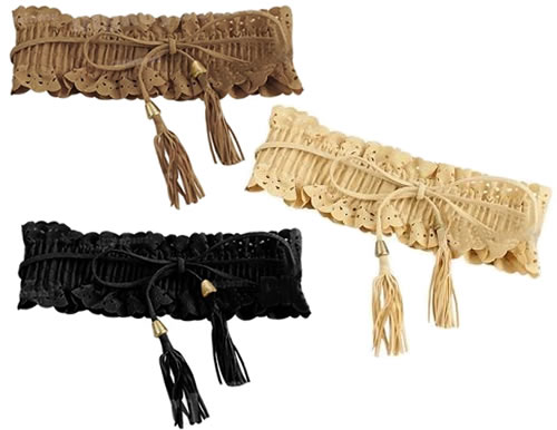 Fringe Wrap Elastic Belt