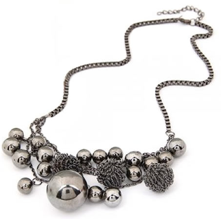 Gunmetal Necklace