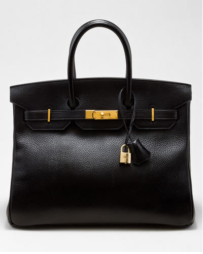 Hermes Black Ardennes Leather Birkin 35cm