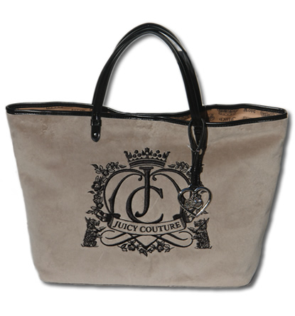 JUICY COUTURE Grey Pammy Tote