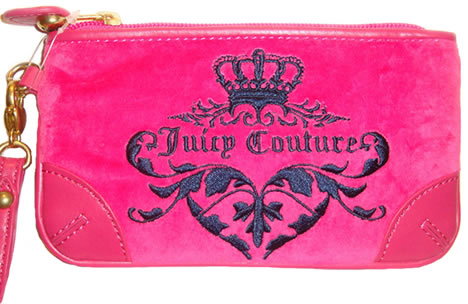 JUICY COUTURE Pink Wristlet