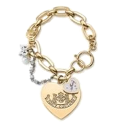 JUICY COUTURE Bow Love Charm Bracelet 