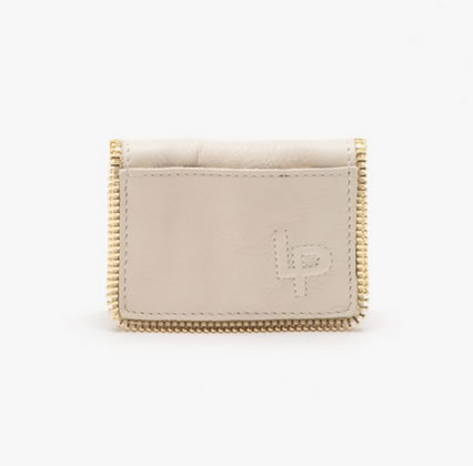 Linea Pelle Dylan Card Case In Sand