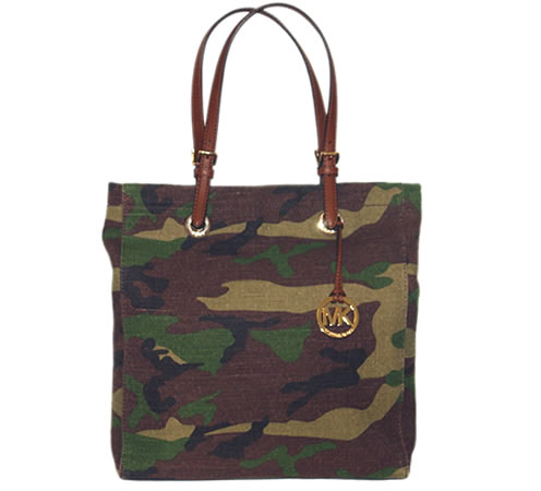 Michael Kors Camo Canvas Tote