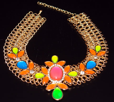 Neon Statement Necklace