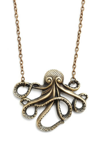 Octopus Pendant Necklace