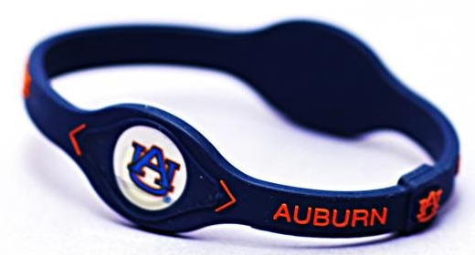 Auburn Tigers Power Force Energy Bracelet (Blue)