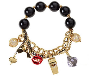 Stretch Charm Bracelet Gold