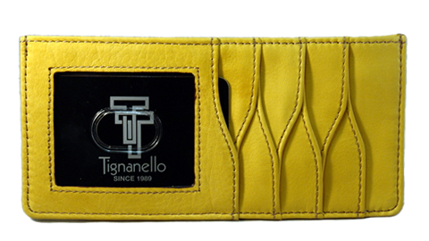 TIGNANELLO Citrine Card Wallet Insert