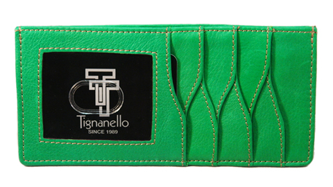 TIGNANELLO Jade Leather Card Wallet Insert