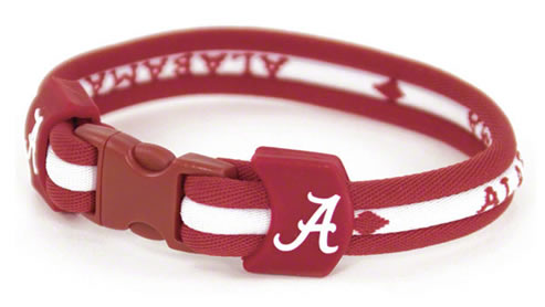 Eagles Wings Alabama Crimson Tide Titanium Sport Bracelet