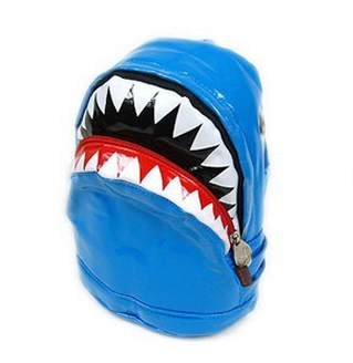 Toddler Shark Backpack in blue