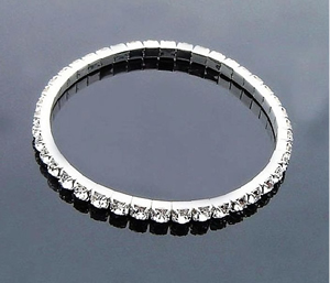 Crystal Brand Single Row Bracelet 