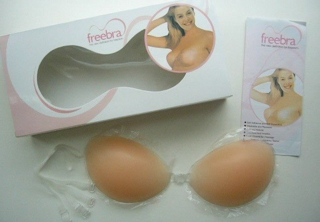 Strapless Invisible Silicone Adhesive FreeBra 