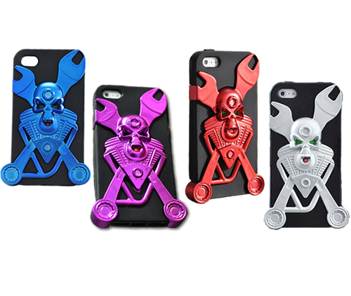 iPhone Case Gear Head Skull