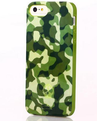 iPhone 5 Green Camouflage iPhone Case
