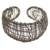 Black_Metal_Messy_Wire_Wrapped_Cuff_Bracelet0.jpg