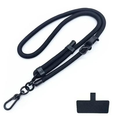 Clip Go Universal Phone Crossbody Lanyard Strap in Black with clip