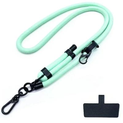Clip Go Universal Phone Crossbody Lanyard Strap in Mint Green with clip