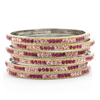 JUILLET_ONE_THREE_Hot_Pink_Multi_Colored_Bangles0.jpg