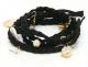 Couture Style Braided Leather Charm Bracelet 3