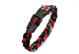 3 Rope Titanium Tornado Bracelet (Black/Red/Black)