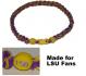 3 Rope Tornado Titanium Necklace (LSU Tigers)