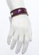 BCBGeneration Purple Zip-Code Zipper Bracelet  1