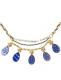 BETSEY JOHNSON In the Navy Lucite Drop Frontal Statement Necklace 1