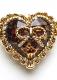 BETSEY JOHNSON Large Heart Stud Earrings 1