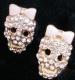 Skull Rhinestone Earrings 2