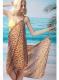 Snakeskin Open Back Cover up Beach Dress 2