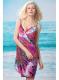 Splash of Color Open Back Cover up Beach Dress