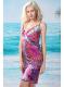 Splash of Color Open Back Cover up Beach Dress 1