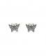 Betsey Johnson Blue Butterfly Studs Earrings