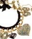 Betsey Johnson Pave Large Heart Toggle Bracelet 2